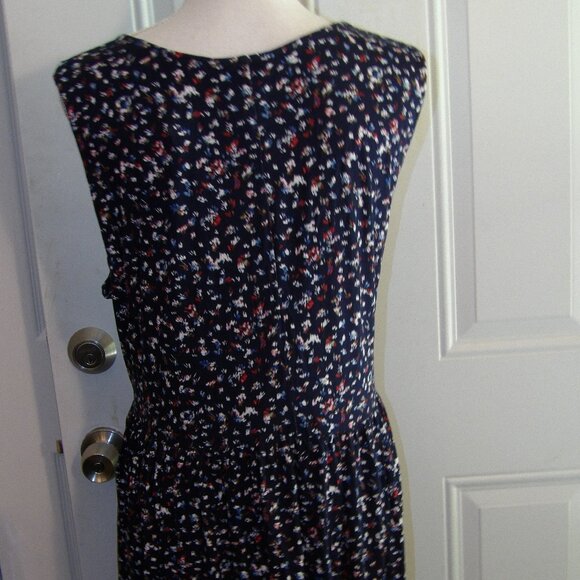 Lane Bryant Blue Floral Knit Dress Size 22/24 nwt - Picture 6 of 6
